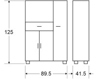 Showing image for Microwave Cabinet 405 Microwave Cabinet 405 image
