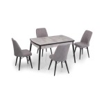 שולחן ויקטוריה עם 4 כסאות