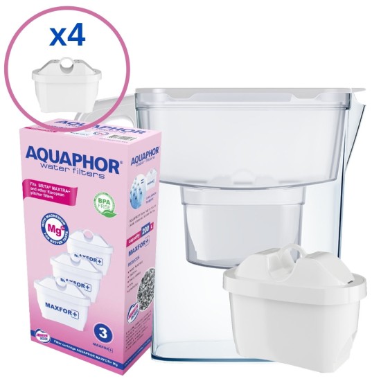 Фильтр-Кувшин Compact (2,4 Л) плюс 4 фильтра Фильтры Аквафор, Техника для кухни, Системы очистки, Фильтры-кувшины