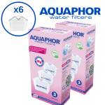  מארז סננים 6 יחי MAXFOR+ AQUAPHOR 