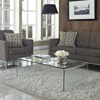 Стеклянный журнальный столик A011, 120 см