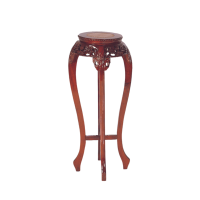 10136 מעמד רוזווד עגול (שולחן צד)