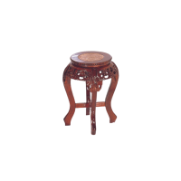 10118 מעמד רוזווד עגול (שולחן צד)