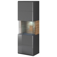 ויטרינה תלויה לסלון TOLEDO - Antracyt  - 07