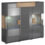 Chest of Drawers TOLEDO - Antracyt  - 46