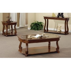 Wooden coffee table with glass top HSC105 Wooden coffee table with glass top HSC105