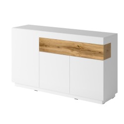 קומודה לסלון SILKE White 43