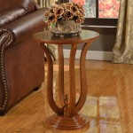 Round Wood Side Table HSF009