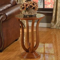 Round Wood Side Table HSF009