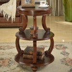 Round Wood Side Table HSF033