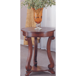 Round Wood Side Table B0652-1