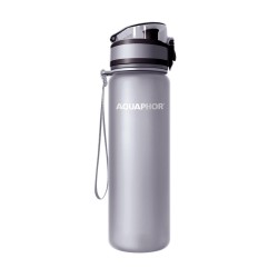 Water Filter Bottle AQUAPHOR CITY, 0.5 L, color grey Water Filter Bottle AQUAPHOR CITY, 0.5 L, color grey