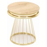 שולחן סלון עגול קטן - דגם Lika