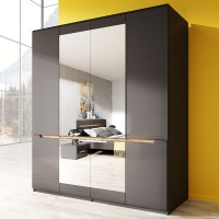 Wardrobe with 4 hinged doors Hektor Аntracyt 20