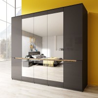 Wardrobe with 5 hinged doors Hektor Аntracyt 21