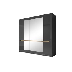 Шкаф для одежды с зеркалом Hektor Аntracyt 21 Шкаф для одежды с зеркалом Hektor Аntracyt 21
