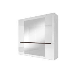 Wardrobe with 5 hinged doors Hektor White 21 Wardrobe with 5 hinged doors Hektor White 21