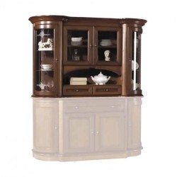 LARGE GLASS-CABINET AFRODYTA natural veneer 180х113 LARGE GLASS-CABINET AFRODYTA natural veneer 180х113