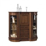 Барный шкаф AFRODYTA натуральный шпон 