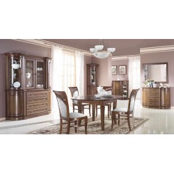 ROUND TABLE AFRODYTA natural veneer 90 ROUND TABLE AFRODYTA natural veneer 90
