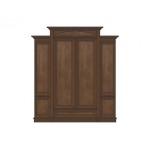 Шкаф 4-х дверный AFRODYTA натуральный шпон 180х206