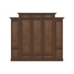 Шкаф 5-ти дверный AFRODYTA натуральный шпон 223х206