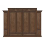 Шкаф 6-ти дверный AFRODYTA натуральный шпон 270х206