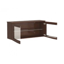 Витрина настенная малая 2DS с подсветкой BARI 124х55 Витрина настенная малая 2DS с подсветкой BARI 124х55