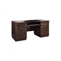 Large Desk BARI with a shelf - solid oak