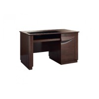 Small Desk BARI with a shelf - solid oak