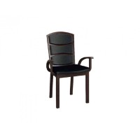 Roma III Arm Chair BARI solid oak / fabric
