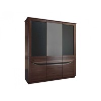 3 Door Hinged Wardrobe BARI - solid oak