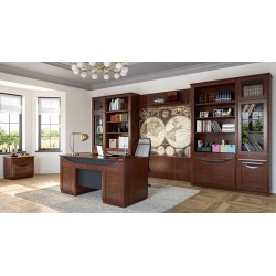 Витрина двойная с открытыми полками BARI - массив дуба Витрина двойная с открытыми полками BARI - массив дуба