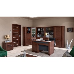 Витрина одинарная с баром и ящиками BARI (S) - массив дуба  Витрина одинарная с баром и ящиками BARI (S) - массив дуба