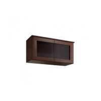 Top for Dual Display with a Glass doors BARI (S) - solid oak