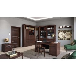 Витрина угловая BARI 1-дверная - массив дуба Витрина угловая BARI 1-дверная - массив дуба