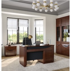 Витрина одинарная высокая с ящиками BARI - массив дуба  Витрина одинарная высокая с ящиками BARI - массив дуба