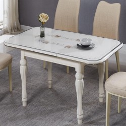 Dining table with glass top Dining table with glass top