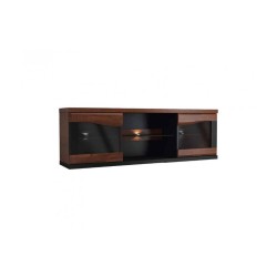 Large Hanging Cabinet with lighting VENEZIA - oak wood Large Hanging Cabinet with lighting VENEZIA - oak wood