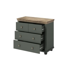 Chest of 4 Drawers EVORA Green 27 Chest of 4 Drawers EVORA Green 27