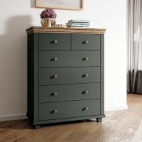 קומודה לחדר השינה Evora Green 45