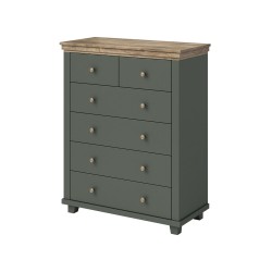 Chest of 6 Drawers EVORA Green 45 Chest of 6 Drawers EVORA Green 45