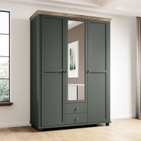 Wardrobe with 3 doors EVORA Green 19