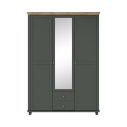 Wardrobe with 3 doors EVORA Green 19 Wardrobe with 3 doors EVORA Green 19