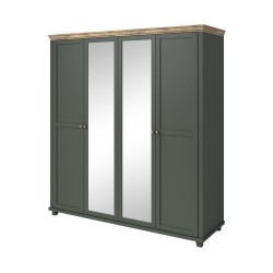 Wardrobe with 4 doors EVORA Green 20 Wardrobe with 4 doors EVORA Green 20