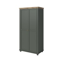 Wardrobe with 2 doors EVORA Green 18