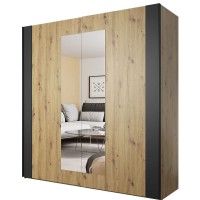 Wardrobe with mirror SIGMA Artisan 