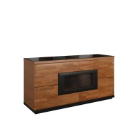 Тумба-бар VERANO с подсветкой - массив дуба