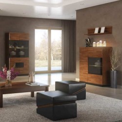 Полка подвесная VERANO - натуральный шпон Полка подвесная VERANO - натуральный шпон