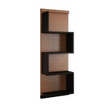 Полка подвесная вертикальная VERANO - натуральный шпон